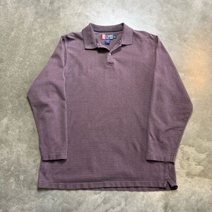 VINTAGE POLO RALPH LAUREN LONG SLEEVE POLO SHIRT CHAPS